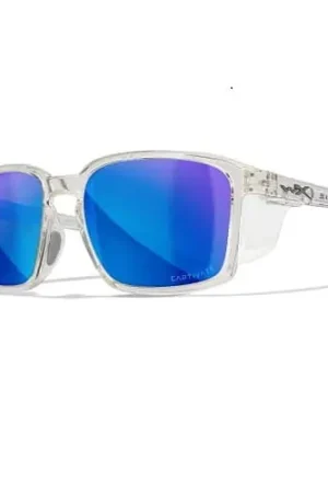 Commander Vite Wiley X ALFA Capt Blue Mirror Gloss Clear Crystal