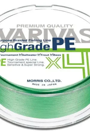 Remise Varivas High Grade PE X4 FLASH GREEN 150M #1.0