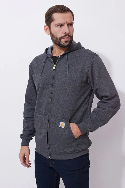 Expédié Aujourd’hui Carhartt Marquette Carbon Heather sweatshirt L