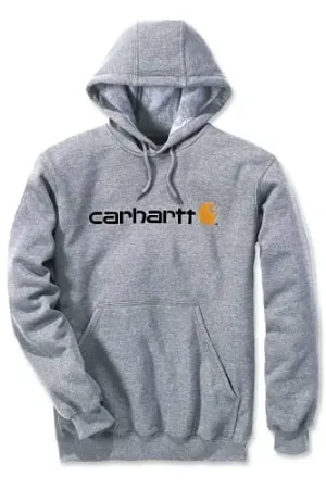 Bon Plan Carhartt Signature Logo Sweatshirt Gris L