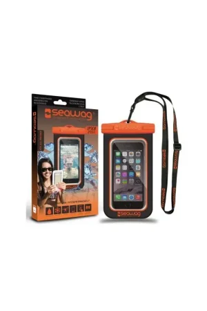 Petit Prix Pochette Étanche Téléphone Seawag - noir & orange