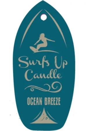 Désodorisant voiture Surf's Up Candle Ocean Breeze Dernier Modèle