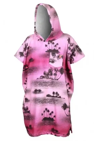 After Poncho Palm Trees pink Petit Prix