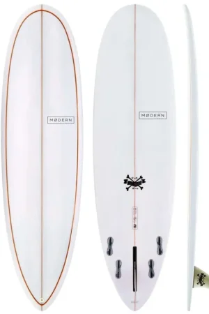 Marque Planche de Surf Modern Surfboards Love Child PU Grey Org Pinlines / FCS II