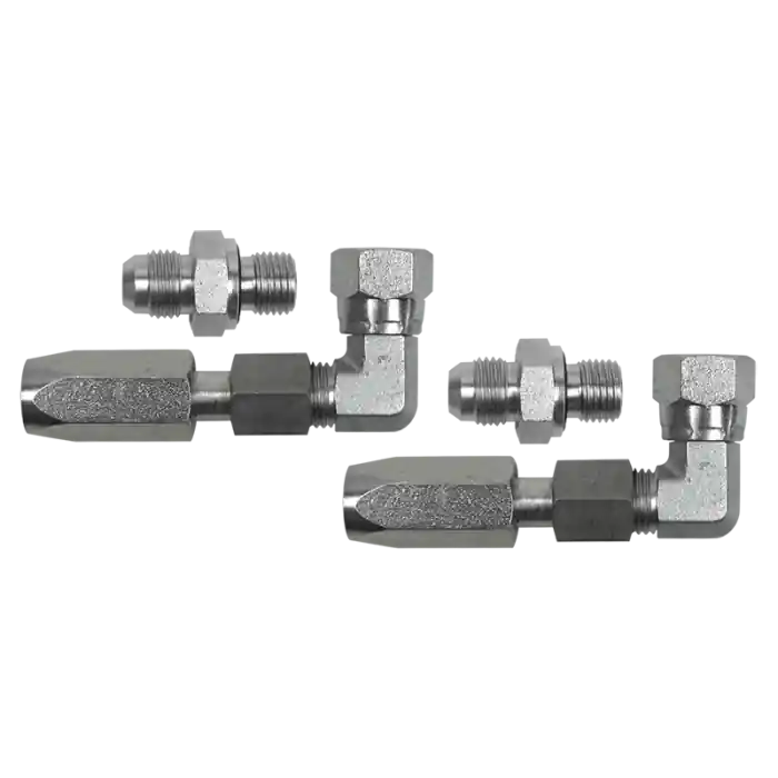 Jeu de raccords coudés orientables - tuyau souple - 1/4 BSPP - Ø8mm Lecomble et Schmidt Achat Immédiat