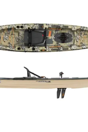 Bon Marché Kayak de pêche Pelican The Catch 130 HD II Light Khaki