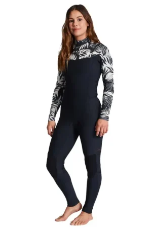Combinaison femme Billabong Salty Dayz 3/2 Front Zip - Paradise Jusqu’à Épuisement Des Stocks