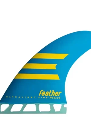 Achat Immédiat Ailerons Feather Fins Ultralight Epoxy Single Tab Tri - Bleu