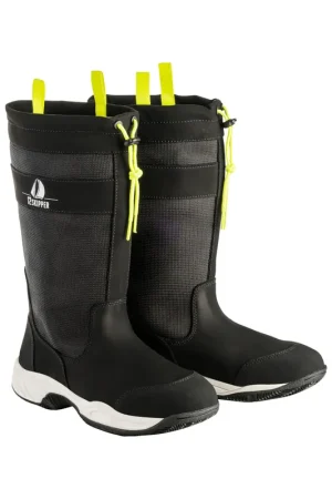 DEAL : 12skipper Drake bottes bateau, unisexe - noir, pointure 38 Usine Directe