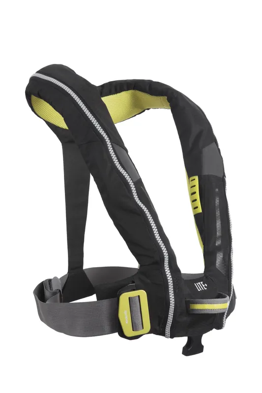 Offre Exclusive Spinlock Deckvest Lite Plus gilet de sauvetage automatique 170N avec harnais, noir