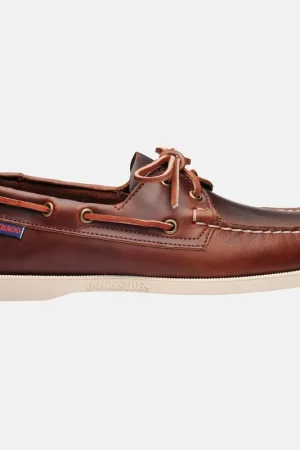 Super Prix Sebago Docksides chaussures bateau homme brown oiled waxy leather, taille EU 41,5 (US 8)