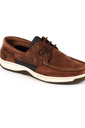 Dubarry Regatta chaussures bateau homme chestnut, taille 42 Solde