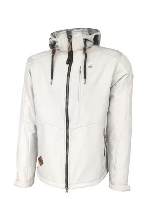 PROMO : Dry Fashion Eckernförde Veste Softshell homme gris chiné, taille L Haute Qualité