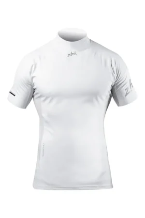 Dernier Modèle Zhik Eco Spandex Top à manches courtes homme blanc, taille XL