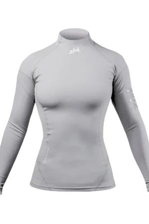 Commande En Gros Zhik Eco Spandex Top manches longues femme gris clair, taille XS