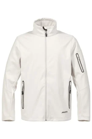 Paiement Sécurisé Musto Essential Softshell Veste homme gris clair, taille XXL