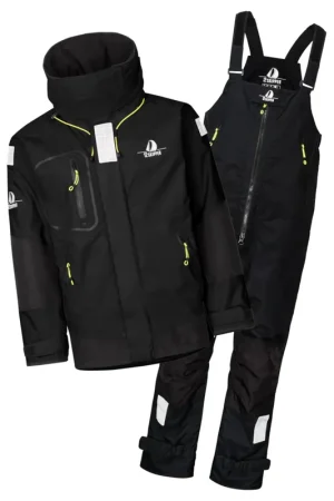 DEAL: 12skipper Magellan Offshore Set Unisex - Veste noire M, pantalon noir XL Remise