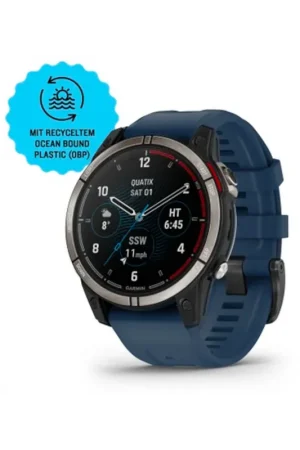 Prix Promo Garmin Quatix 7 Pro montre intelligente - bleu marine