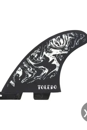 Dérives FCS II Felipe Toledo PC medium black/white set de 3 THRUSTER Bon Marché