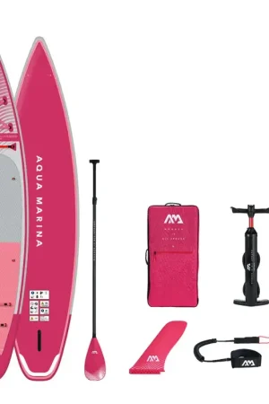 Prix Choc PADDLE GONFLABLE AQUA MARINA CORAL 11.6 TOURING RASPBERRY