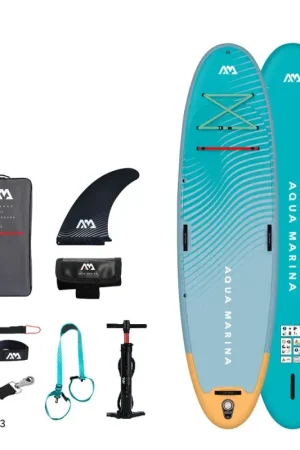 PADDLE GONFLABLE AQUA MARINA DHYANA 10.8 Authentique
