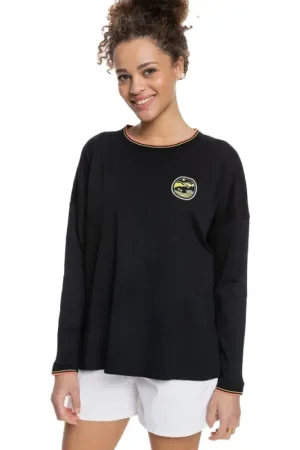Meilleur Choix T-shirt roxy on the boat noir