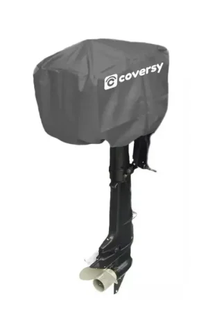 Housse capot moteur bateau - gris - 63 x 35 x 50 cm (30 a 90 cv) - COVERSY Expédition Rapide