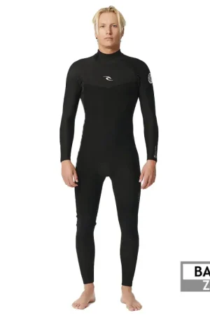 Prix Promo Combinaison rip curl dawn patrol 4/3 backzip noir