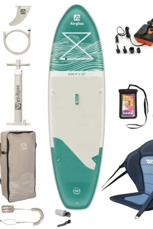 Quantité Limitée Pack Easy Convertible Paddle-Kayak Gonflable Airgliss Sun 11.0