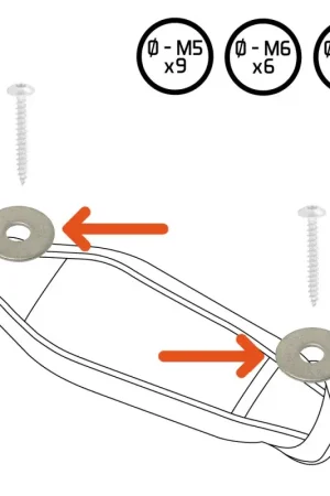 Promotion Saisonnière Rondelle extra large pour footstraps - Ryde