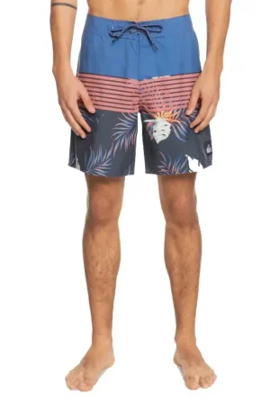 BOARDSHORT QUIKSILVER EVERYDAY DIVISION BLEU/ROUGE/NOIR Affaire À Saisir