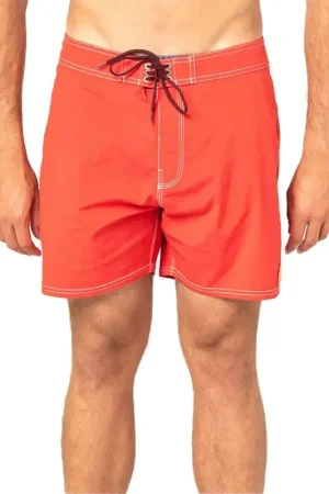 Boardshort homme Mirage Retro Scum 16" rouge RIP CURL Offre Du Jour