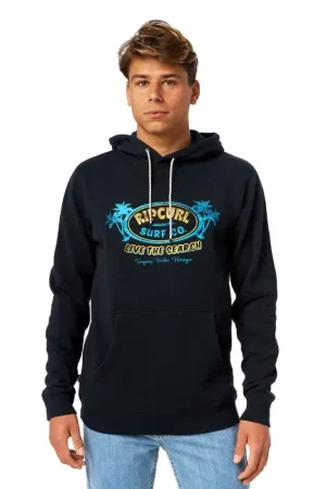 Sweat à capuche Les Esta Noir Rip Curl Prix Bas