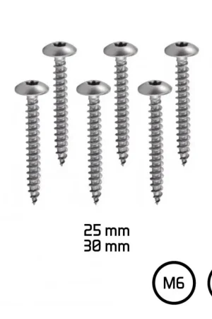 VISSERIE MARINE POUR FOOTSTRAPS TORX - M6 Meilleur Choix