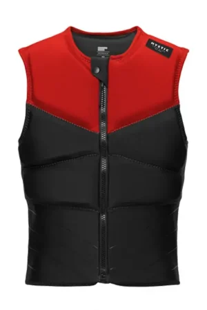 Gilet Impact MYSTIC Block Front Zip Rouge Retour Gratuit