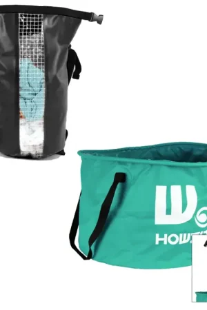 Authentique PACK SAC ÉTANCHE HOWZIT 15L + BUCKET VERT HOWZIT