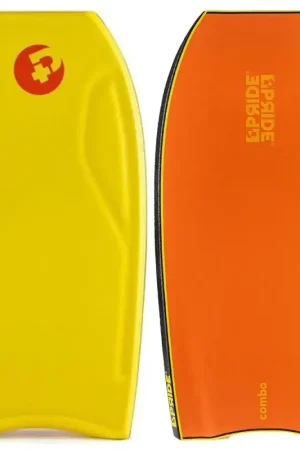Bodyboard pride the combo pe hrc jaune orange Offre Spéciale