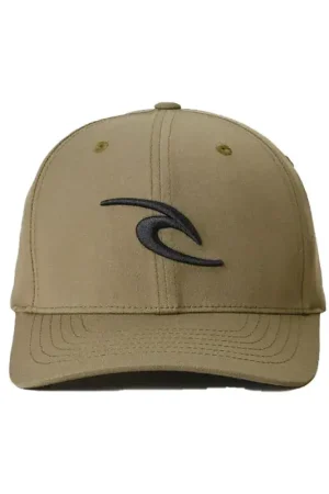 Casquette rip curl tepan 2.0 flexfit cap olive Dernière Chance