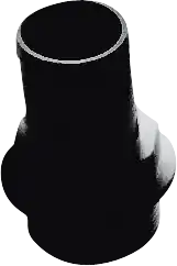 Réduction RACCORD CANNELE PLAST DROIT MALE 1''1/2 Ø 38 MM