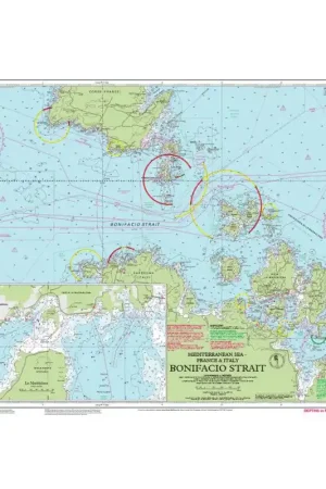 Nouvel Arrivage CARTE IMRAY M7 Bonifacio Strait