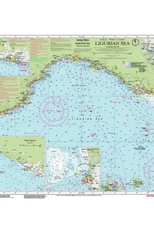 CARTE IMRAY M16 LIGURIAN SEA-ITALY-WEST COAST Offre Exclusive