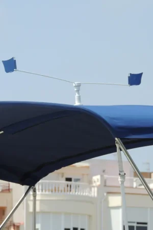 SUPPORT STOPGULL TUBE P/BIMINI OUVERT Ø22-28 MM Expédition Rapide