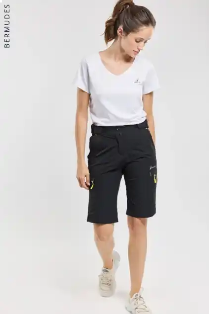 BERMUDA LASSARI T 48 NOIR BERMUDES Populaire