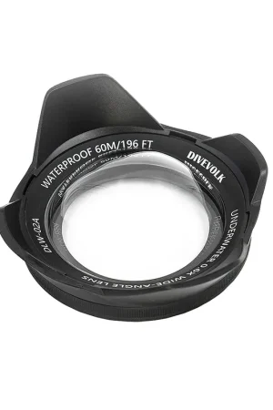 Petit Prix LENTILLE GRAND ANGLE 0.6X POUR DIVEVOLK SEATOUCH 4 MAX