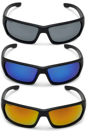 LUNETTES DE SOLEIL BILL FLOATING NOIR BLEU MIROITÉ Offre Spéciale