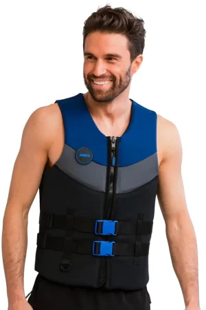 Vente Directe Jobe Gilet de Sauvetage Néoprène Hommes Bleu S