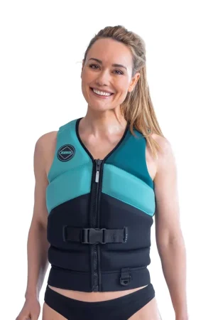 Authentique Jobe Gilet de Sauvetage Unify Femmes Sarcelle Vintage M
