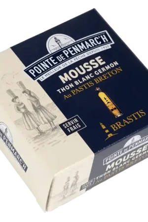 Mousse de thon blanc au pastis breton La boîte de 80 g Promotion Saisonnière