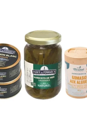 Achat Immédiat Kit salade de thon haricots de mer et gomasio