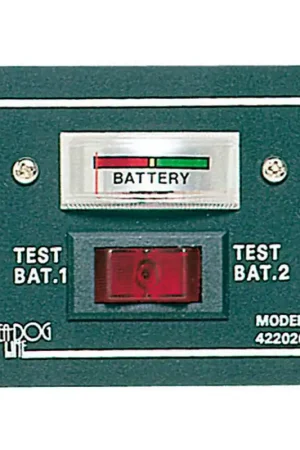 Commander Vite Tableau électrique testeur de charge pour 2 batteries